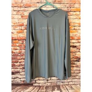 O'neill basic skins long sleeve blue  slim fit 50+ men's shirt size XL